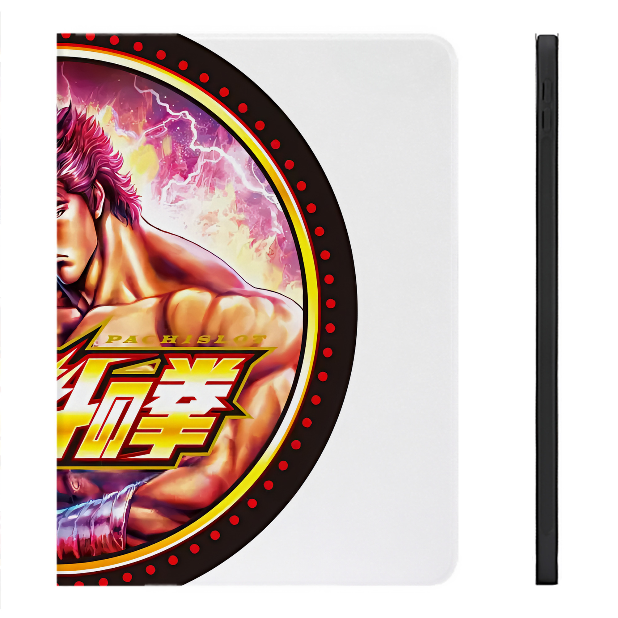 （画像用） 北斗の拳 Fist of the North Star IPadケース ペンホルダー付き ブックスタイルデザイン